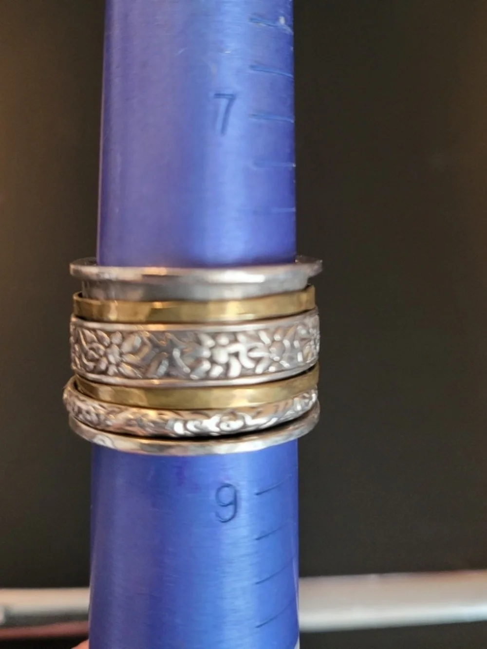 RETIRED!  Silpada Silver And Brass Spinner Ring just for YOU!